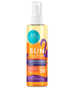 Солнцезащитный спрей Bio Cosmetolog Professional гиалуроновый SPF 30 190 мл 