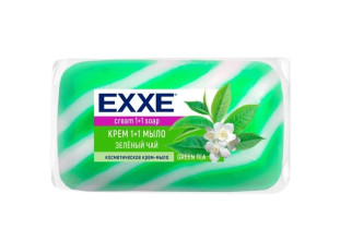 Крем-мыло туалетное EXXE 1+1 Зеленый чай 80 гр