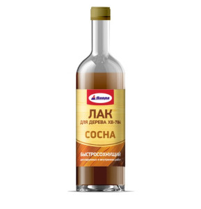 Лак для дерева Диола ХВ-784 сосна 0.5 л