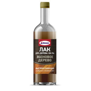 Лак для дерева Диола ХВ-784 эбеновое дерево 0.5 л