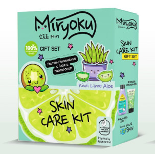 Подарочный набор Miryoku Skin Care Kit Крем-гель для душа 300 мл, гель для лица и тела 2 в1 150 мл