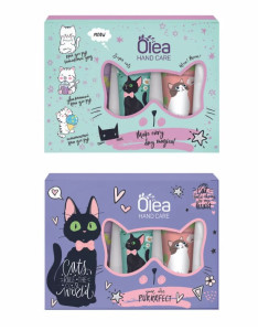 Подарочный набор Olea Hand Care Cats Крем для рук Комплексный 30 мл, крем для рук Увлажняющий 30 мл, крем для рук Питательный 30 мл - 1