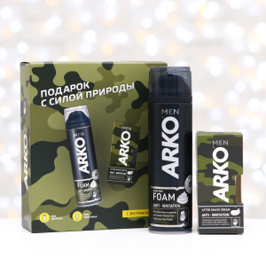 ПН ARKO Anti-Irritation Пена д/бритья 200мл+ дезодорант 150мл