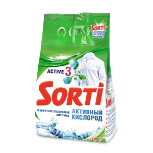 Стиральный порошок Sorti Активный кислород Автомат 2.4 кг