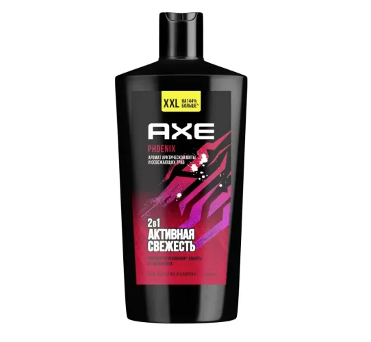 Гель для душа Axe Феникс С пребиотиками и увлажняющими ингредиентами 2 в 1 610 мл – 1