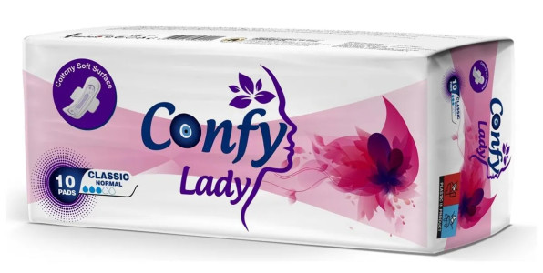 Прокладки гигиен. CONFY Lady Classic Normal 10шт (3*)