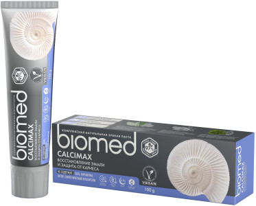 Зубная паста BioMed CalciMax отбеливающая для укрепления эмали 100 мл