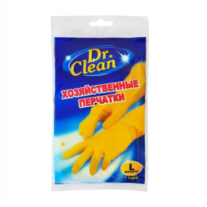 Перчатки Доктор Клин хозяйственные резиновые р-р XL 1*240