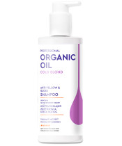 Шампунь для волос Organic Oil Professional аргановое масло Нейтрализация желтизны блеск 240 мл