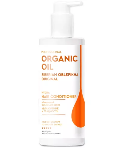 Бальзам для волос Organic Oil Professional облепиховый Увлажнение и гладкость 250 мл – 1