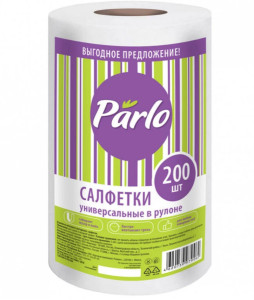 Салфетки для уборки PARLO Универсальные спанлейс 200 шт