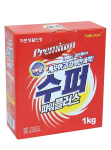 Стиральный порошок Nature Super Power Plus концентрированный с ферментами 1кг