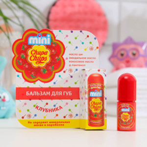 Бальзам для губ Chupa Chups Клубника 3.8 гр