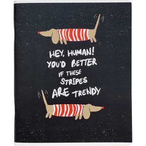 Тетрадь Be Smart Hey human Таксы А5 48 л клетка