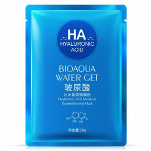 Маска для лица BioAqua Hyaluronic Acid Увлажняющая с гиалуроновой кислотой 30 гр