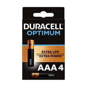 Батарейка Duracell Optimum AAА 4шт