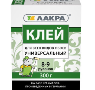 Клей обойный Лакра универсальный 300 гр