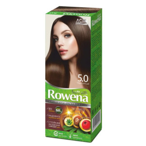Крем-краска для волос Rowena Soft Silk стойкая тон 5.0 темно-русый 