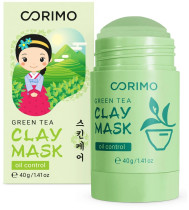 Маска для лица Corimo Clay Mask глиняная в стике Зелёный чай и Алоэ 40 гр