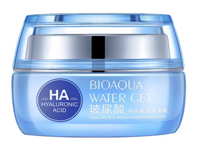 Крем для лица BioAqua Hyaluronic Acid увлажняющий с гиалуроновой кислотой 50 гр