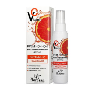 Крем для лица Floresan Vitamin C ночной антиоксидантный 75 мл