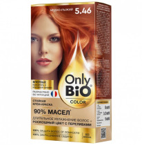 Крем-краска для волос Only Bio Color стойкая тон 5.46 Медно-рыжий 115 мл