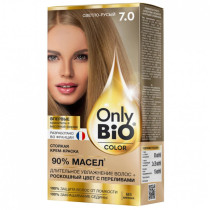 Крем-краска для волос Only Bio Color стойкая тон 7.0 Светло-русый 115 мл
