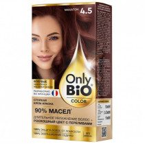 Крем-краска для волос Only Bio Color стойкая тон 4.5 Махагон 115 мл