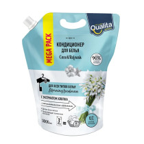 Кондиционер для белья Qualita Care&Refresh Morning Freshness с антистатическим эффектом мягкая упаковка 3 л