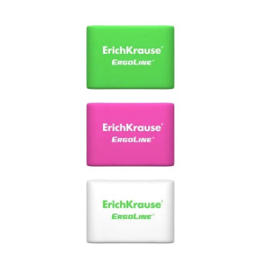 Ластик  Erich Krause ErgoLine Pillow 33 х 21 х 8 мм мягкий гипоаллергенный цвет в ассортименте - 1