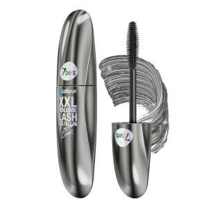 Тушь для ресниц 7 Days Smoky Eyes Удлиняющая с эффектом металлик тон 02 серый 8 мл