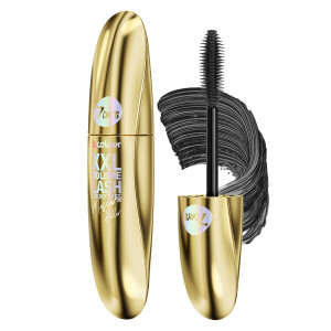 Тушь для ресниц 7 Days Smoky Eyes С эффектом металлик удлинение+ламинирование тон 08 черный 8 мл