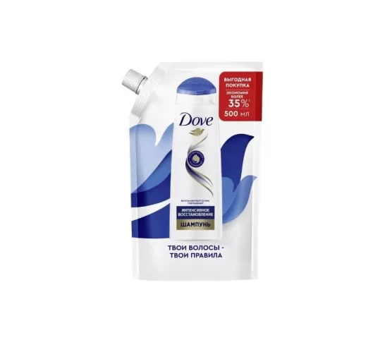 Шампунь Dove 500 мл Hair Therapy Интенсивное Восстановление (дой-пак) – 1