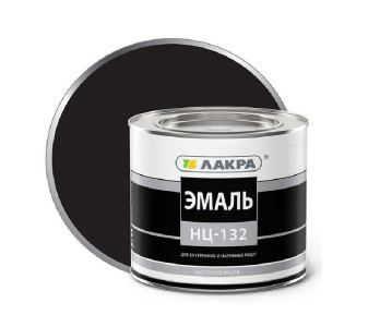 Эмаль НЦ-132 Лакра черная 1.7 кг