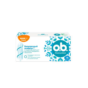 Тампоны O.B. ProComfort Super 16 шт