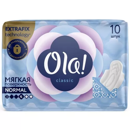 Прокладки гигиенические Ola! Normal Single Top Dry Прокладки 10шт – 1