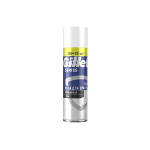 GILLETTE TGS Пена д/бритья Sensitive с углем 250мл
