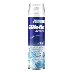 Пена для бритья Gillette Series для чувствительной кожи Охлаждение 250 мл