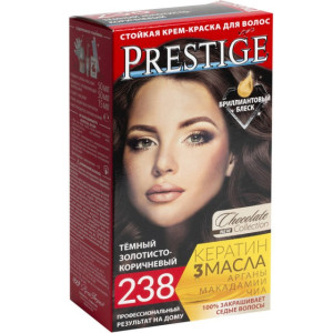 Краска для волос Prestige Сверхстойкая тон 238 Темный золотисто-коричневый 100 мл