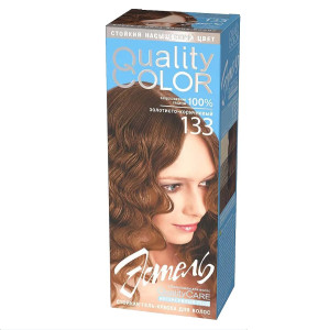 Крем-гель краска для волос Estel Quality Color тон 133 Золотисто-коричневый - 1