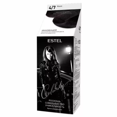 Крем-краска для волос Estel Celebrity тон 4/7 Мокко 50 мл – 1