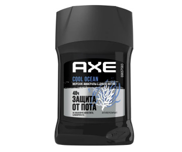 Дезодорант-антиперспирант стик Axe Cool Ocean С защитой от запаха пота до 48 часов и топовым акватическим ароматом 50 мл