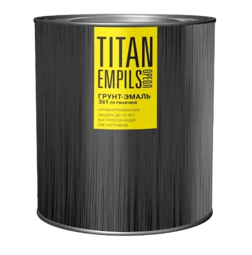 Грунт-эмаль Ореол Titan 3 в 1 по ржавчине RAL6005 зеленый 2.7 кг – 1