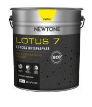 Краска интерьерная Newtone Lotus 7 водно-дисперсионная моющая латексная матовая База А 8.5 л