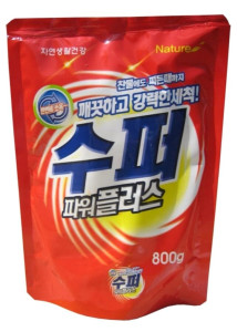 Стиральный порошок Nature Super Power Plus концентрированный с ферментами 800 гр