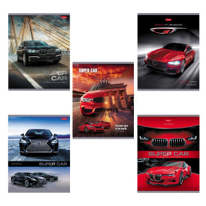 Тетрадь Hatber Super Cars А5 48 л клетка