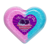 Соль для ванны Laboratory Katrin Сердце шипучая Космическая нежность 110 гр