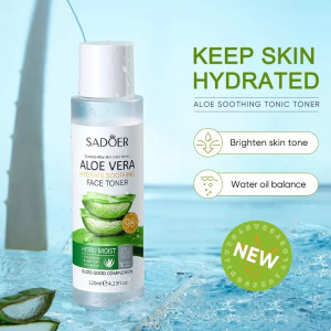 Тонер для лица Sadoer Aloe Vera Увлажняющий и успокаивающий 120 мл