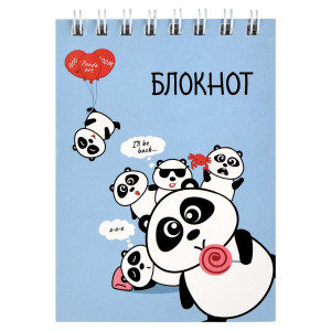 Блокнот Феникс+ Панда клетка А7 40 л