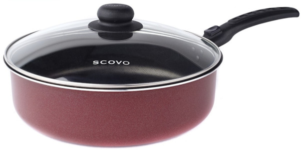 Сотейник Scovo Альфа с крышкой 24 см